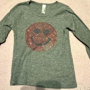 American Apparel smiley face t-shirt size 4
